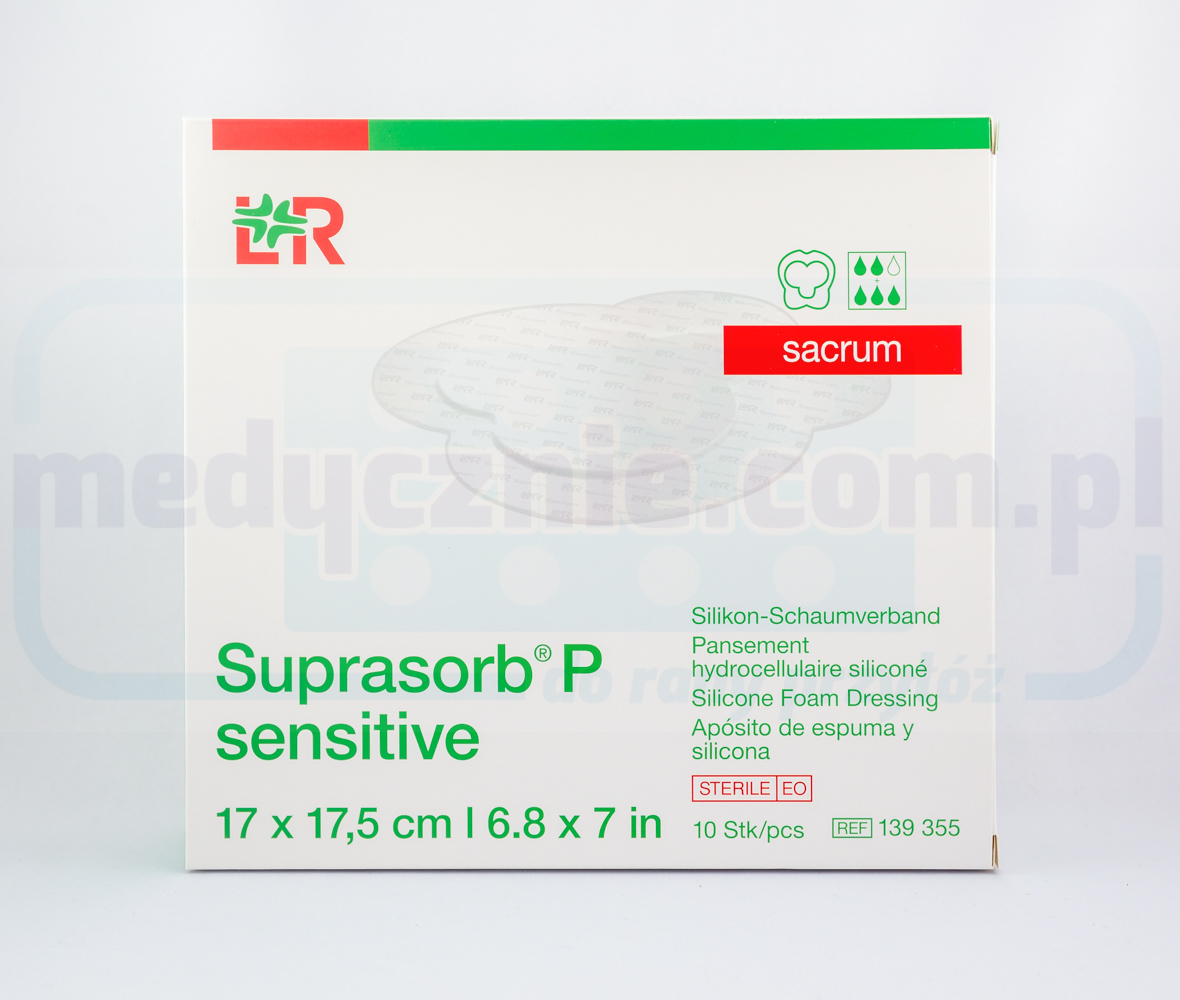 Suprasorb P empfindlich 17*17,5 cm Kreuzbein 1St.